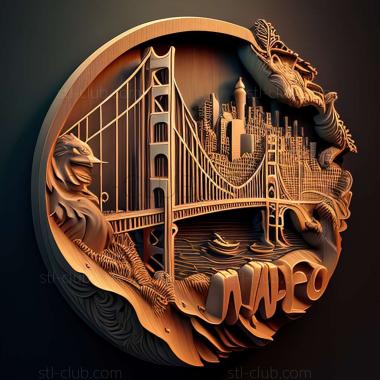 3D model san francisco (STL)